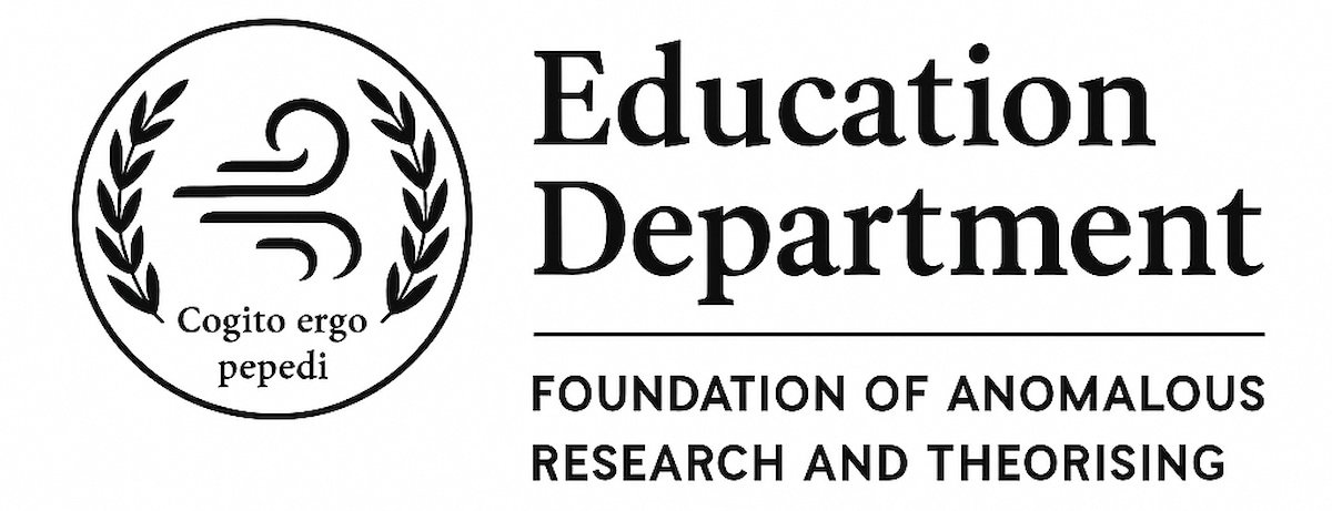 F.A.R.T. E.D. (Education Department)
Moto: Cogito ergo PEPĒDĪ.

